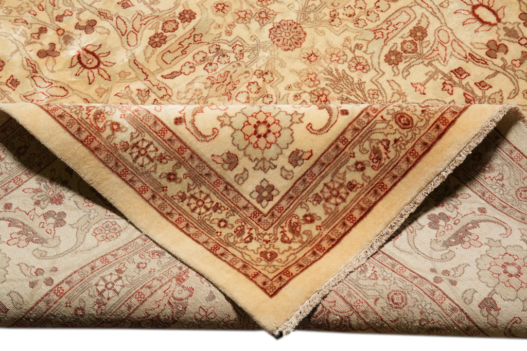 10 x 14 Top Quality 10/40 Fine Dense Weave Hand-knotted India Agra Rug #F-4296