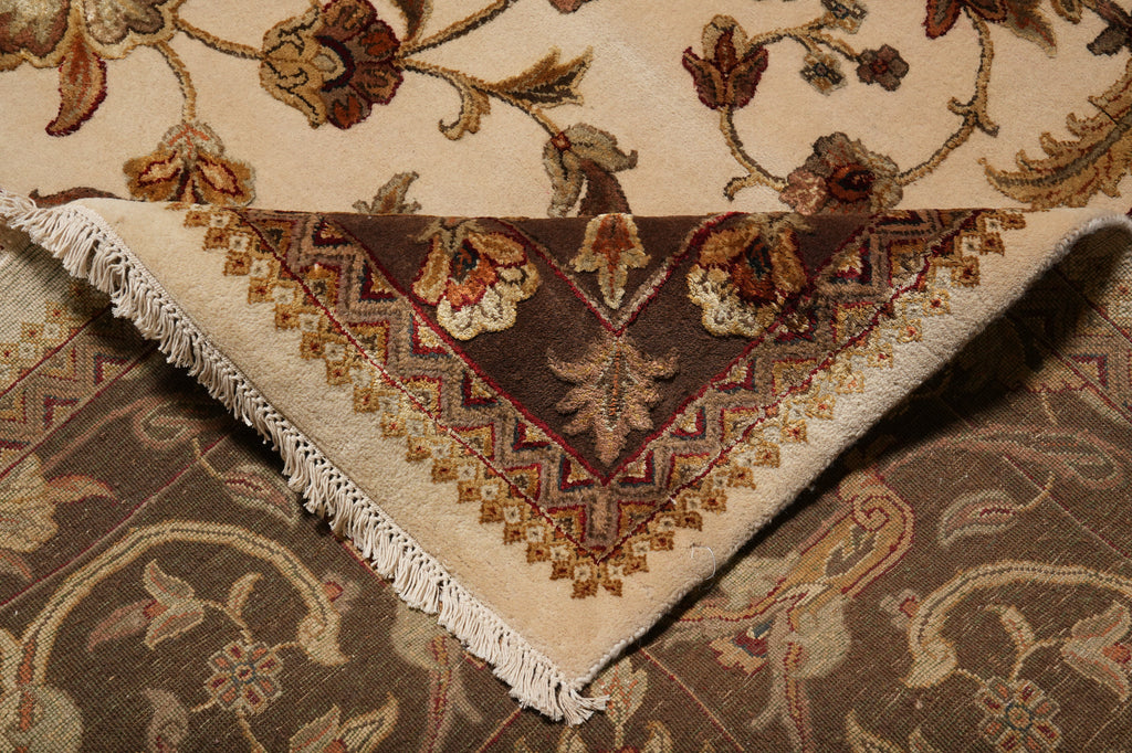 12 x 18.3 Quality Wool and Silk Hand-Knotted Jaipur Rug #PIX-805-03