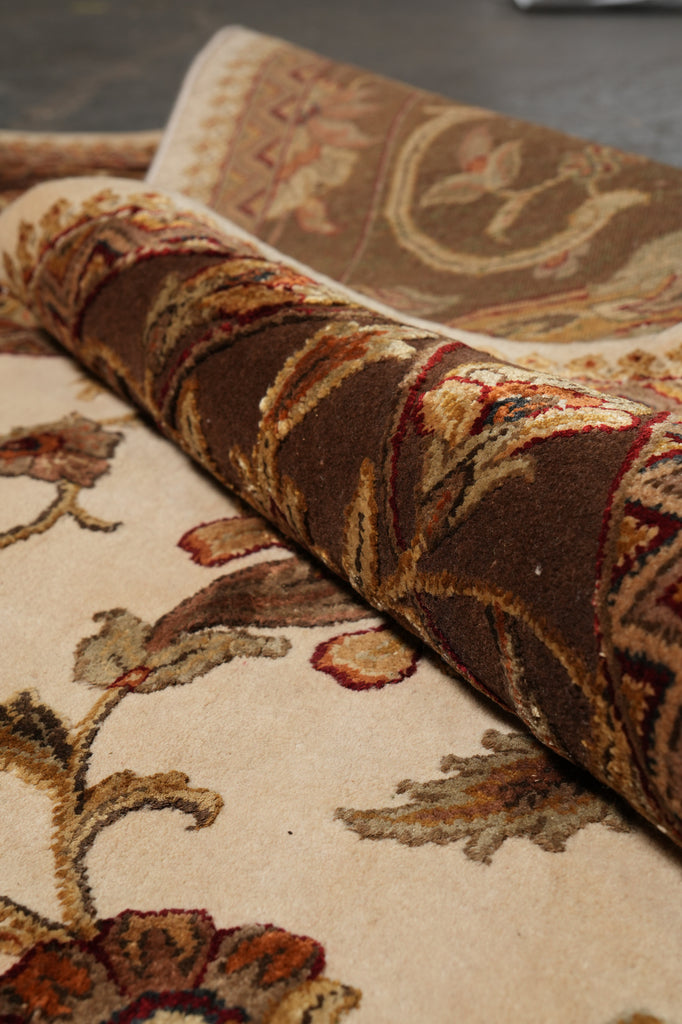 12 x 18.3 Quality Wool and Silk Hand-Knotted Jaipur Rug #PIX-805-03