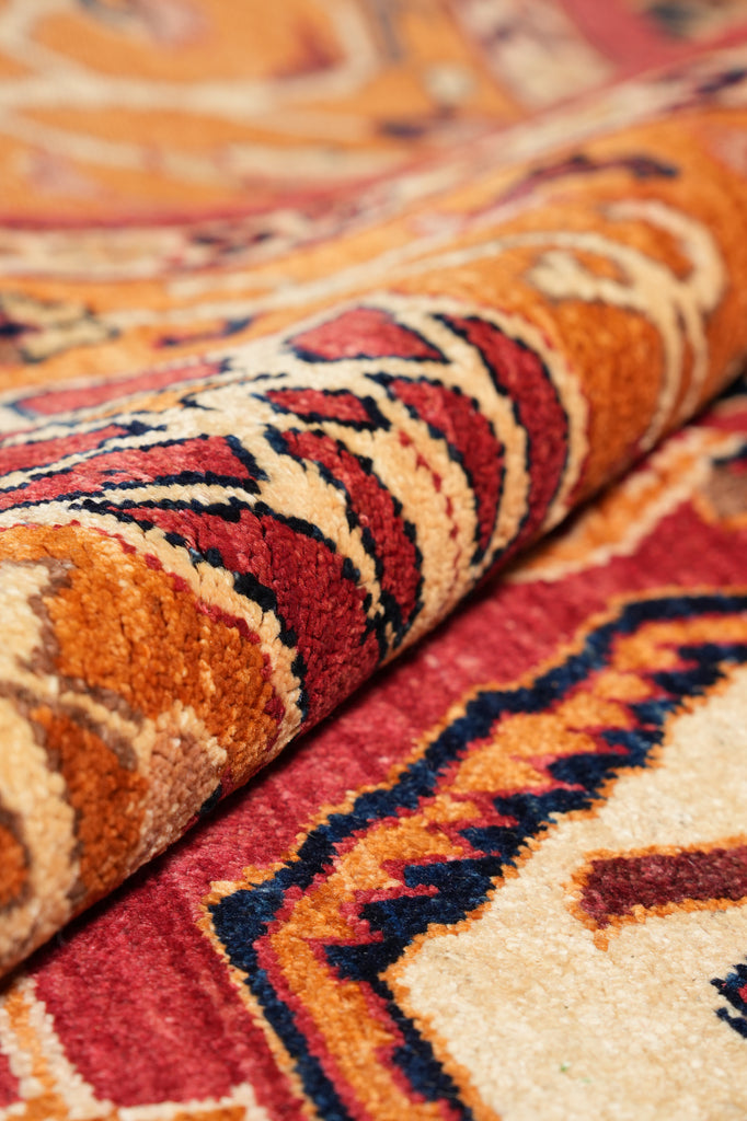 9.8 x 13.8 New Serapi  Carpet Quality Wool Hand Knotted Beige Coral #F-4297