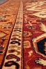 Load image into Gallery viewer, 9.8 x 13.8 New Serapi  Carpet Quality Wool Hand Knotted Beige Coral #F-4297