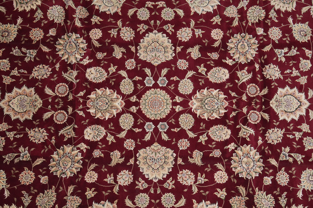 9 x 12 Quality Hand-Knotted Wool and Silk Rug #PIX-14801