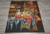 Load image into Gallery viewer, Decorative rug with a still life design on a wooden floor