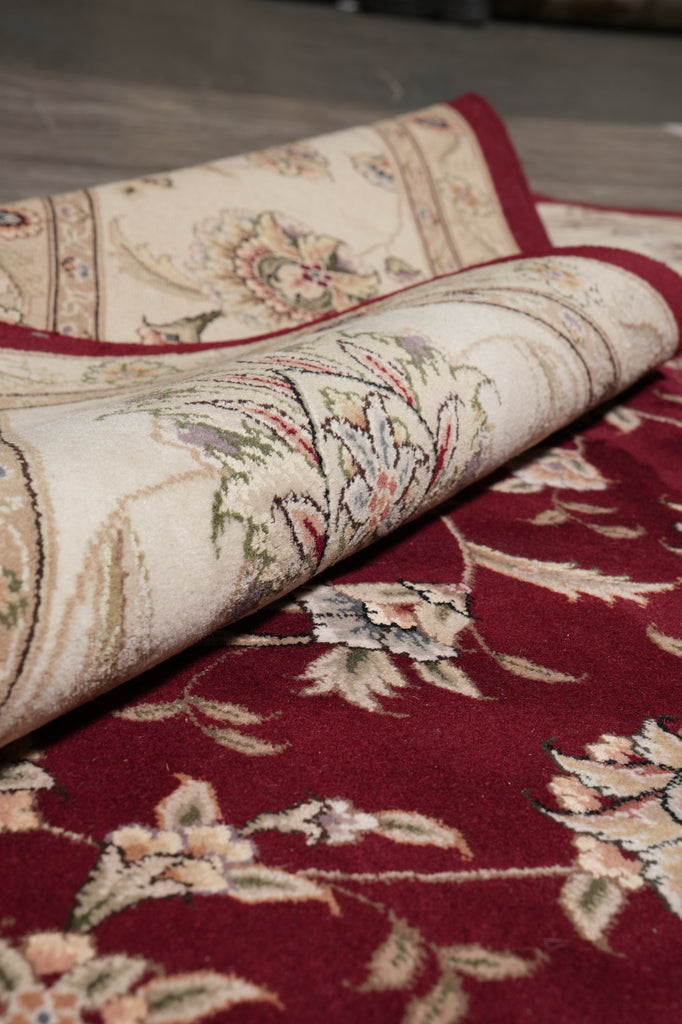 9 x 12 Quality Hand-Knotted Wool and Silk Rug #PIX-14801
