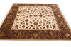 Load image into Gallery viewer, 10 x 10 Square Wool And Silk Hand-Knotted Wool Jaipur Rug #F-4298