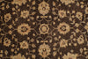 Load image into Gallery viewer, 6 x 8.9 Brown Chobi Peshawar Rug 20241
