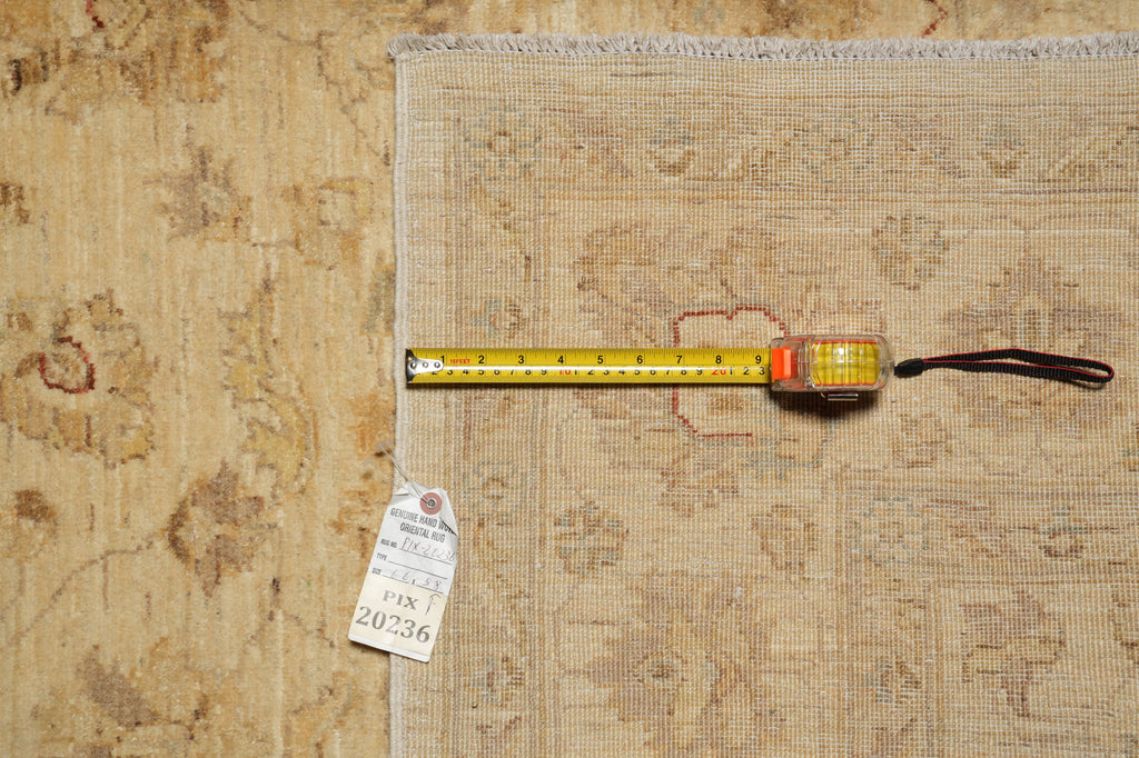 6.6 x 9.8 Chobi Peshawar Zigler Rug Natural Wool - view 14