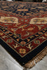 Load image into Gallery viewer, 12 x 18 Quality Hand-Knotted Agra Rug Midnight Blue Rust #PIX-9921