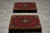 Load image into Gallery viewer, Two ornate red and gold patterned boxes on a wooden floor.