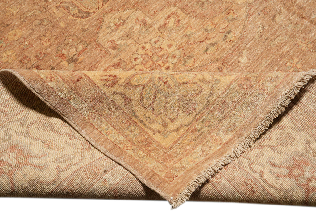 9x9 Square Chobi Peshawar Hand-Knotted In Pakistan Rug #F-4300