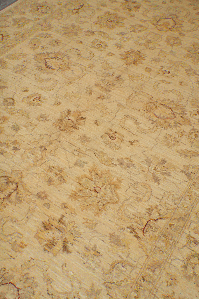 6.6 x 9.8 Chobi Peshawar Zigler Rug Natural Wool - view 8