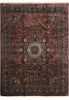 Load image into Gallery viewer, 9 x 12 High Quality Hand-Knotted Rug Burgundy Lustrous Dense Wool 