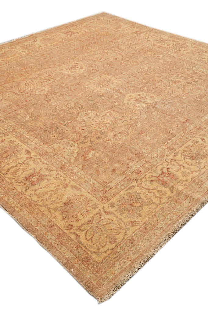 9x9 Square Chobi Peshawar Hand-Knotted In Pakistan Rug #F-4300