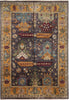 Load image into Gallery viewer, 9.8 x 13.4 New Oushak Rug Handmade India  Purple Blue Orange