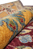 Load image into Gallery viewer, 9.8 x 13.4 New Oushak Rug Handmade India  Purple Blue Orange #F-4274
