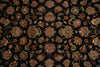 Load image into Gallery viewer, 9 x 12 Quality Black Lustrous Dense Wool Hand-Knotted Jaipur Rug #PIX-5237
