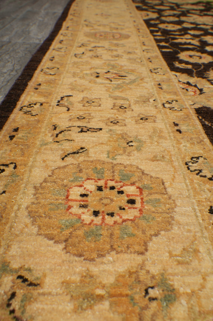 6 x 9 Brown Chobi Peshawar Rug 20251