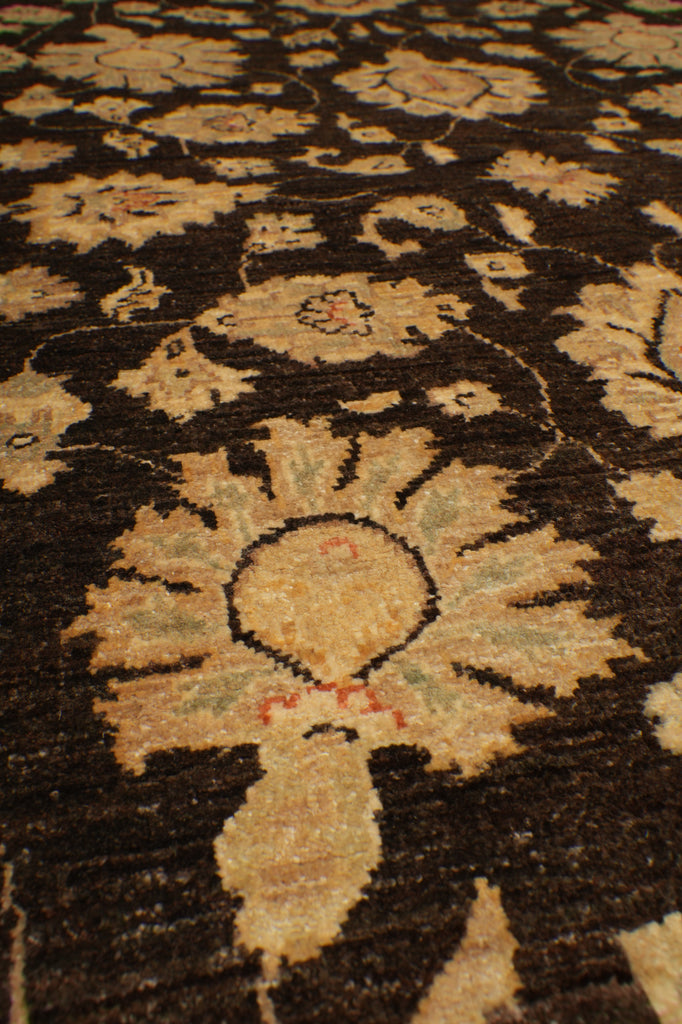 6 x 9 Brown Chobi Peshawar Rug 20251