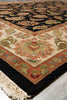 Load image into Gallery viewer, 9 x 12 Quality Black Lustrous Dense Wool Hand-Knotted Jaipur Rug #PIX-5237