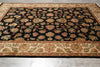 Load image into Gallery viewer, 9 x 12 Quality Black Lustrous Dense Wool Hand-Knotted Jaipur Rug 