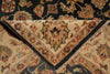 Load image into Gallery viewer, 8 x 10 Charcoal Black Natural Wool Hand-Knotted Agra Rug - view 12
