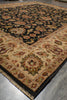Load image into Gallery viewer, 8 x 10 Charcoal Black Natural Wool Hand-Knotted Agra Rug - view 6