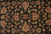 Load image into Gallery viewer, 8 x 10 Charcoal Black Natural Wool Hand-Knotted Agra Rug - view 8