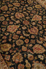 Load image into Gallery viewer, 8 x 10 Charcoal Black Natural Wool Hand-Knotted Agra Rug - view 9
