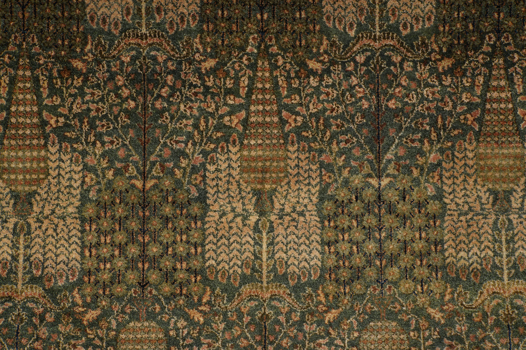 8 x 10 Green Ziglar new Rug - view 7