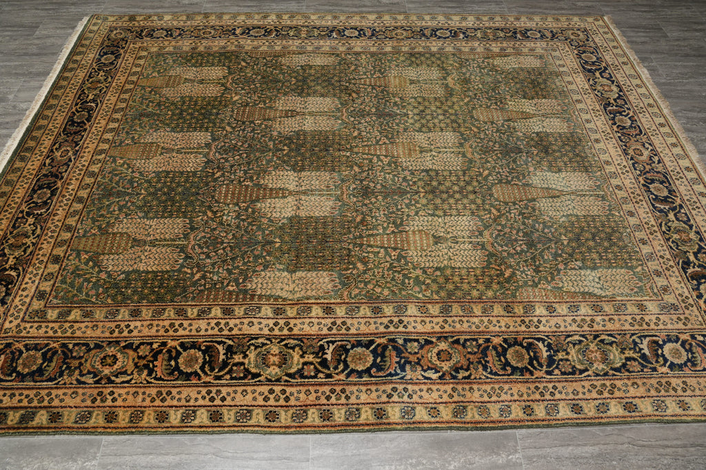 8 x 10 Green Ziglar new Rug - view 4
