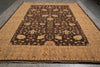 Load image into Gallery viewer, 9 x 15.9 Hand-Knotted Wool Rug – Sultanabad Design in Brown &amp; Beige (#PIX-12962)