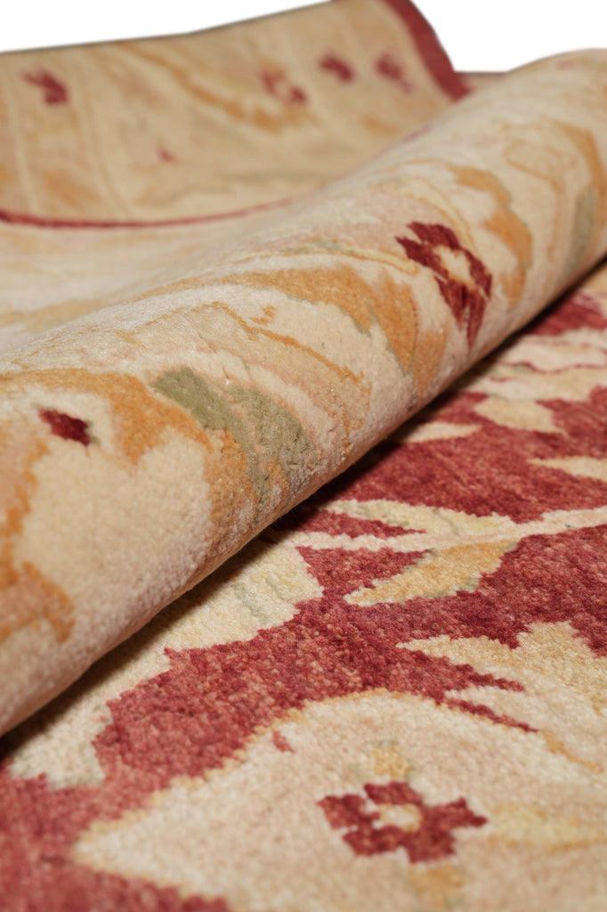 10 x 14.8 Beautiful Zigler Rug Hand-Knotted in Pakistan Natural Wool Veggie Dyed #F-4302