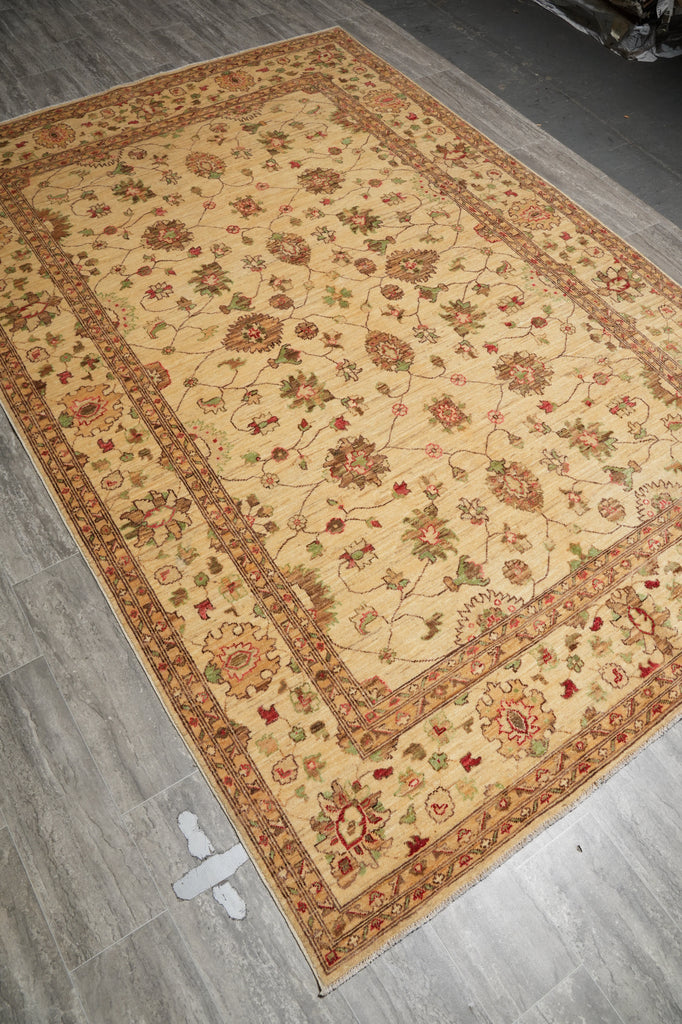 6.8 x 9.9 Beige Chobi Peshawar Rug 20260