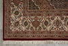 Load image into Gallery viewer, 6.9 x 10 Ruby Red Wool &amp; Silk Tabriz Mahi Rug - view 13