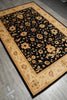 Load image into Gallery viewer, 6 x 9 Black Chobi Peshawar Rug 22729