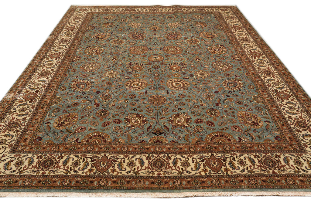 9 x 12 Quality Handmade Jaipur Rug Dense Weave #F-4305