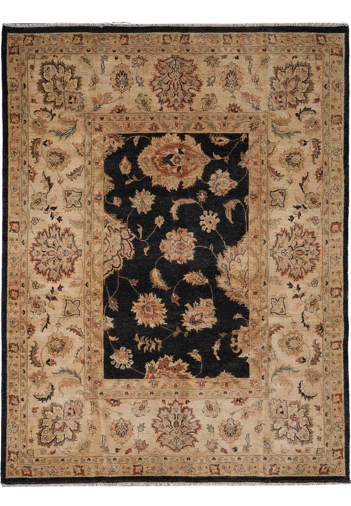 8 x 10 Quality Wool Jaipur Rug Black Sale Clearance
