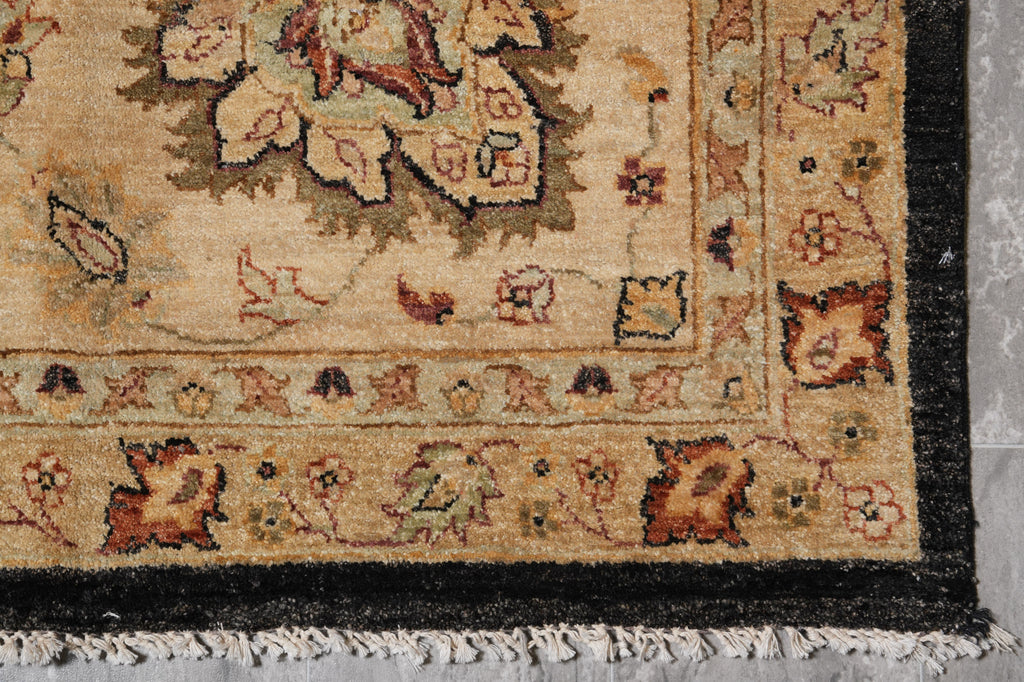 8 x 10 Quality Wool Jaipur Rug Black Sale Clearance #PIX-12728