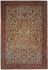 Load image into Gallery viewer, 10 x 13.7 Semi-Antique Persian Tabriz Wool Rug Trees #F-4306