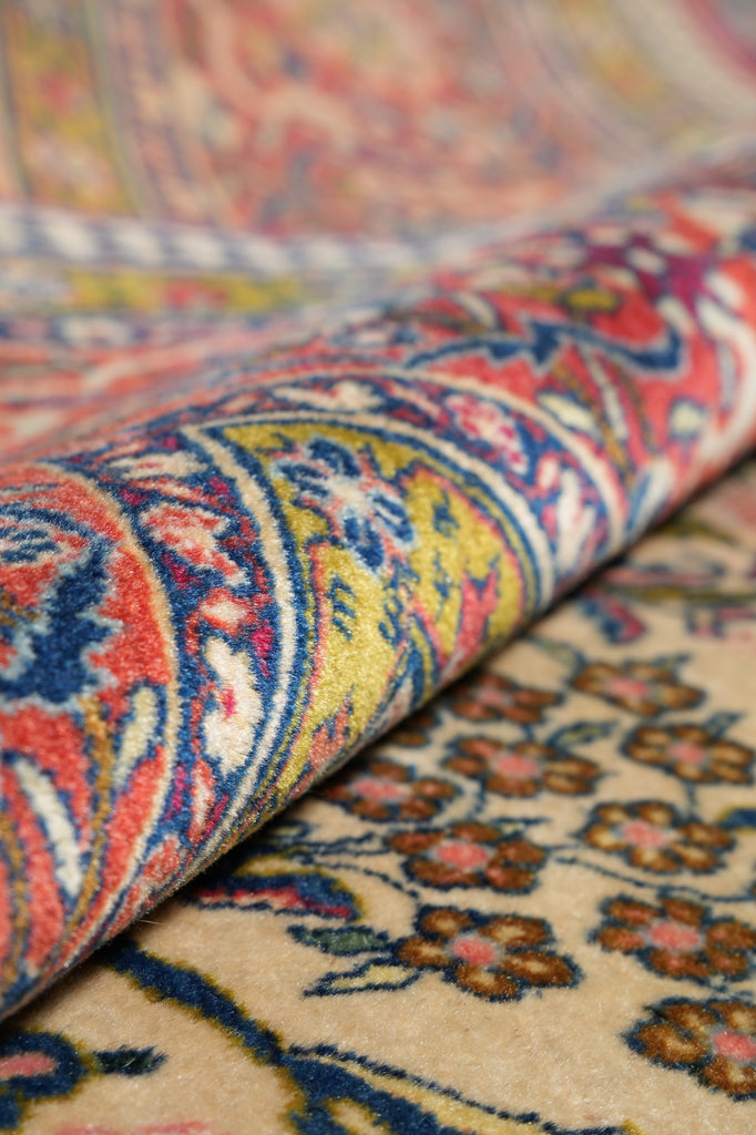 10 x 13.7 Semi-Antique Persian Tabriz Wool Rug Trees #F-4306