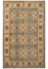 Load image into Gallery viewer, 5 x 5.9 Pine Green Chobi Peshawar Rug 20263