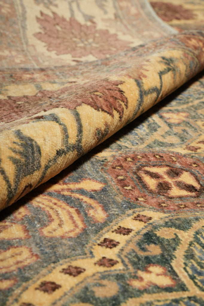 5 x 5.9 Pine Green Chobi Peshawar Rug 20263