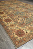Load image into Gallery viewer, 5 x 5.9 Pine Green Chobi Peshawar Rug 20263