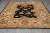 Load image into Gallery viewer, 8 x 10 Quality Wool Jaipur Rug Black Sale Clearance #PIX-12728