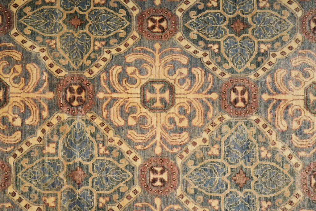 5 x 5.9 Pine Green Chobi Peshawar Rug 20263