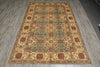 Load image into Gallery viewer, 5 x 5.9 Pine Green Chobi Peshawar Rug 20263