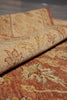 Load image into Gallery viewer, 7.6 x 9.5 Hand-Knotted Agra Rug Natural Wool Rust Gold Inventory Clearance Sale #PIX-804-70