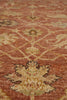 Load image into Gallery viewer, 7.6 x 9.5 Hand-Knotted Agra Rug Natural Wool Rust Gold Inventory Clearance Sale #PIX-804-70