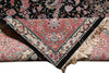 Load image into Gallery viewer, 9 x 12 High Quality Wool and Silk Handmade Black Coral Happy Rug #F-4307