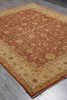 Load image into Gallery viewer, 7.6 x 9.5 Hand-Knotted Agra Rug Natural Wool Rust Gold Inventory Clearance Sale #PIX-804-70